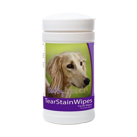 Healthy Breeds Saluki Tear Stain Wipes 840235152538